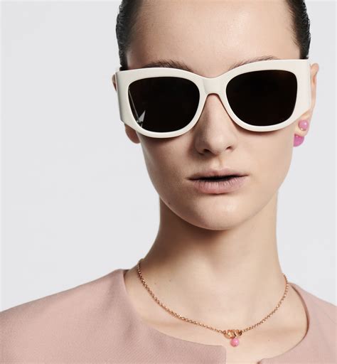 dior brille transparent|DiorOblique S1I Transparent Beige Square Sunglasses .